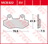 Trw Brake Pad Trw Mcb822