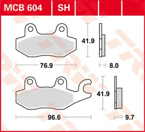 Trw Brake Pad Trw Mcb604