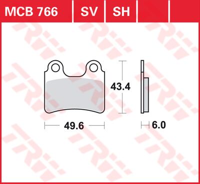 Trw Brake Pad Trw Mcb766