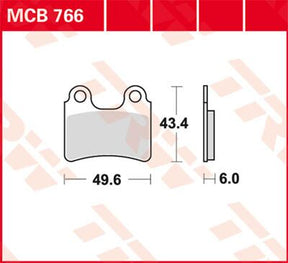Trw Brake Pad Trw Mcb766