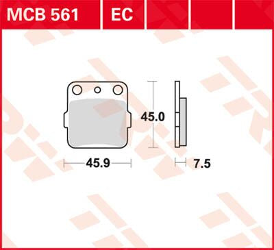 Trw Brake Pad Trw Mcb561