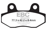 Ebc Brake Pad Organic Street