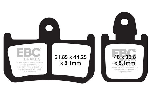 Ebc Brake Pad Fa Ser Organic