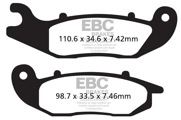 Ebc Brake Pad Carbon Tt Dirt