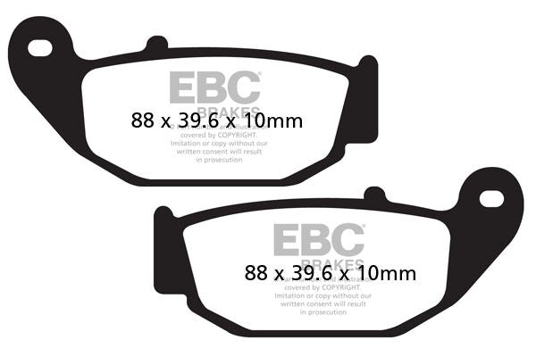 Ebc Brake Pad Fa Ser Organic