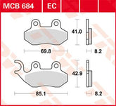 Trw Brake Pad Organic Scooter 125