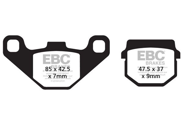 Ebc Brake Pad Carbon Scooter