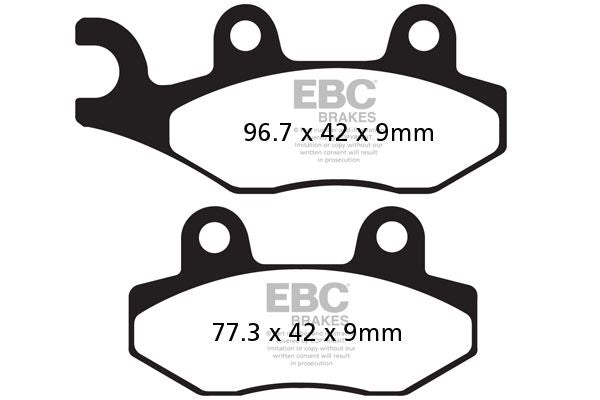 Ebc Brake Pad Carbon Scooter