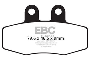 Ebc Brake Pad Fa Ser Organic