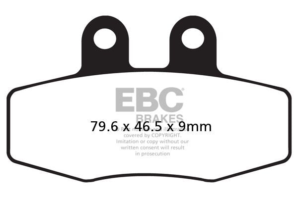 Ebc Brake Pad Fa Ser Organic