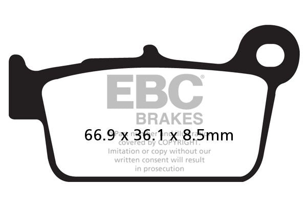 Ebc Brake Pad Carbon Tt Dirt