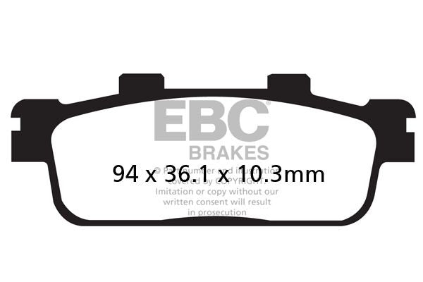 Ebc Brake Pad Carbon Tt Dirt