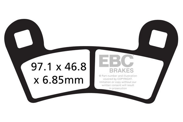 Ebc Brake Pad Carbon Tt Dirt