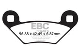 Ebc Brake Pad Carbon Tt Dirt