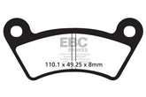 Ebc Brake Pad Carbon Tt Dirt