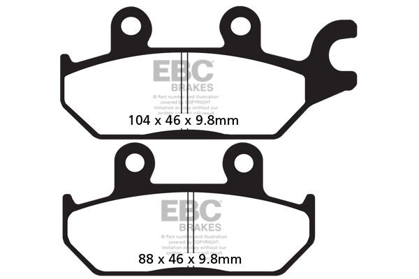 Ebc Brake Pad Carbon Tt Dirt