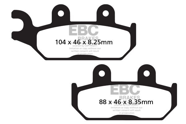 Ebc Brake Pad Carbon Tt Dirt