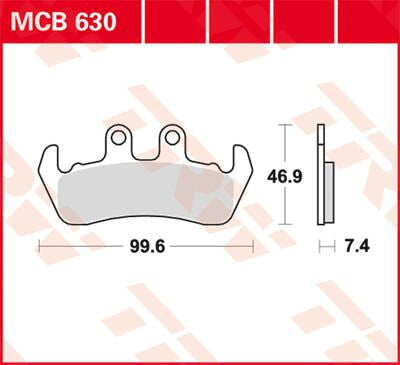 Trw Brake Pad Organic Street