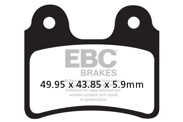Ebc Brake Pad Carbon Tt Dirt