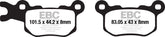 Ebc Brake Pad Carbon Tt Dirt