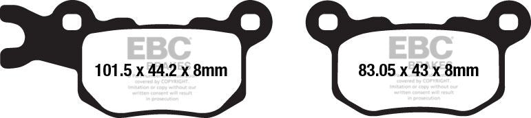 Ebc Brake Pad Carbon Tt Dirt