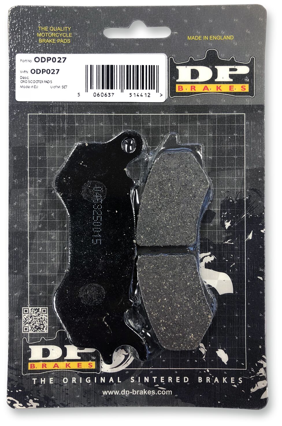 Dp Brakes Brake Pad Organic Scooter
