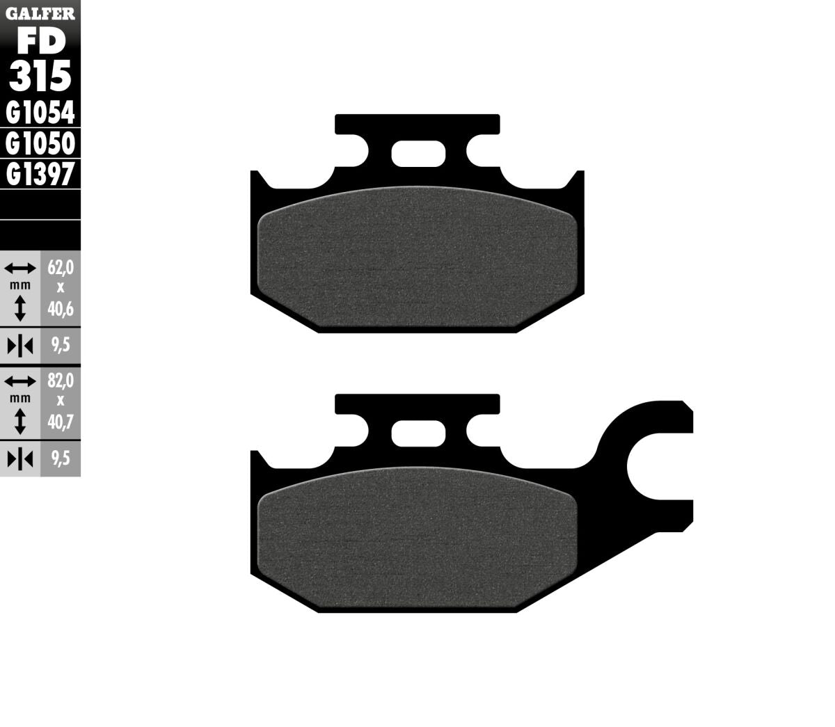 Galfer Brake Pad Semi Metal