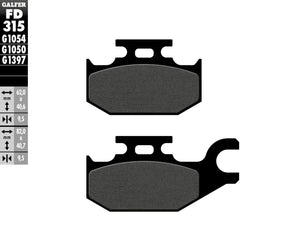Galfer Brake Pad Semi Metal