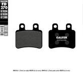 Galfer Brake Pad Semi Metal Scooter