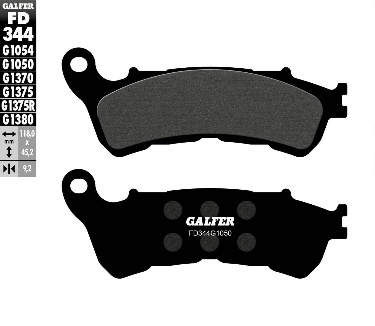 Galfer Brake Pad Semi Metal Scooter