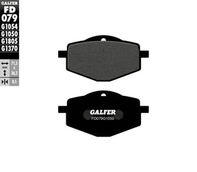 Galfer Brake Pad Semi Metal Scooter