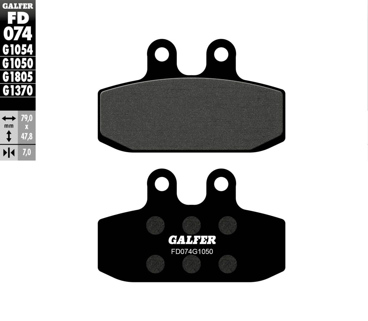 Galfer Brake Pad Semi Metal Scooter