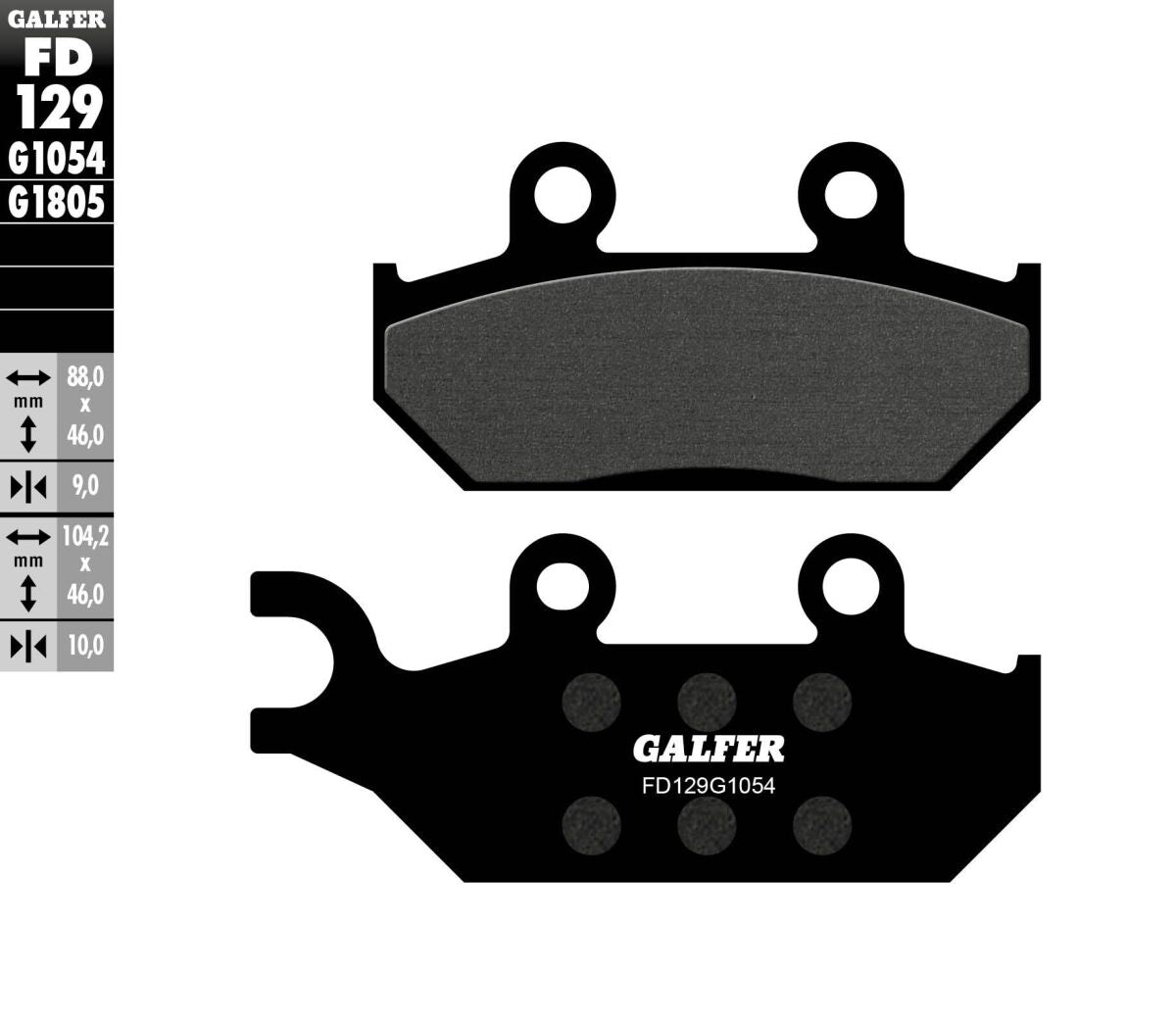 Galfer Brake Pad Semi Metal