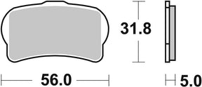 Sbs Brake Pad Car/Cer