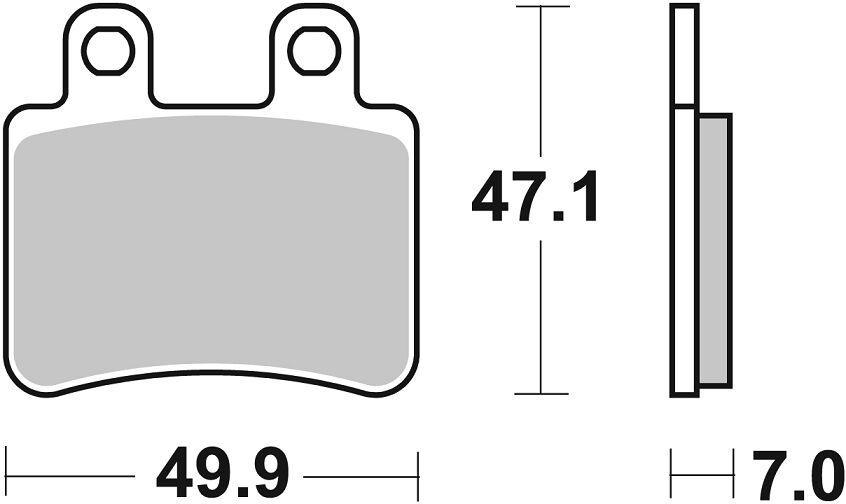 Sbs Brake Pad Car/Cer