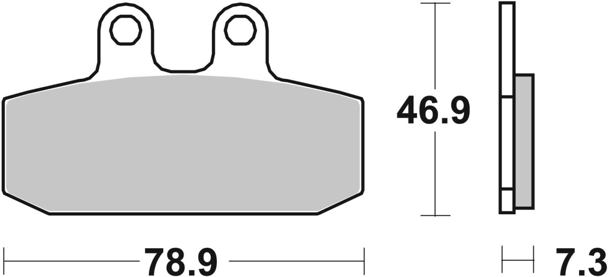 Sbs Brake Pad Car/Cer
