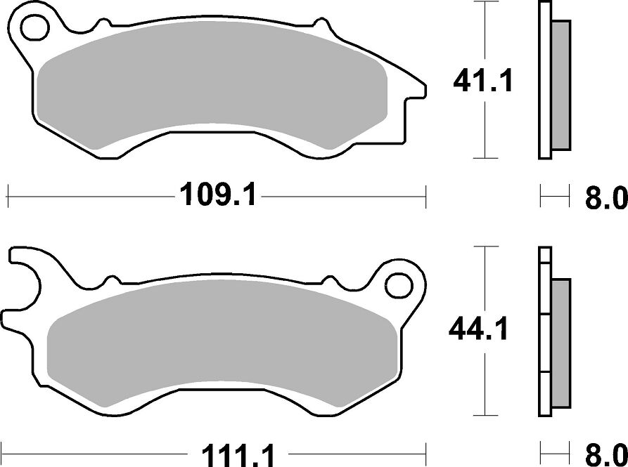 Sbs Brake Pad Car/Cer