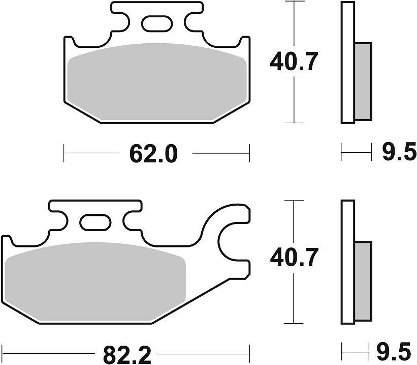 Sbs Brake Pad Car/Cer