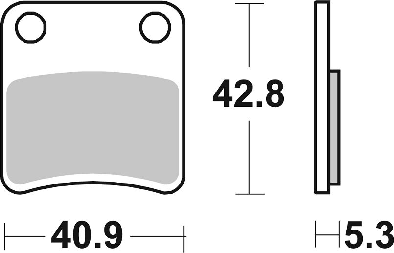 Sbs Brake Pad Car/Cer