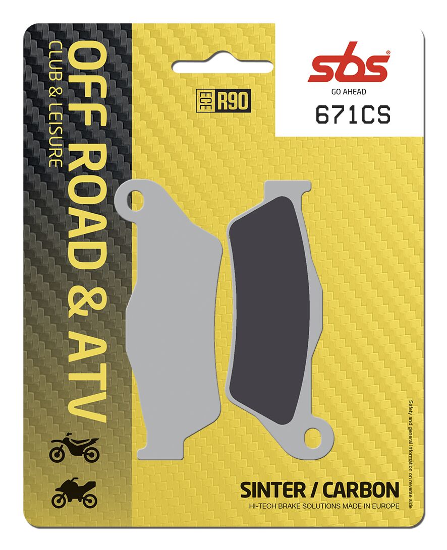 Sbs Brake Pad Car/Cer Per
