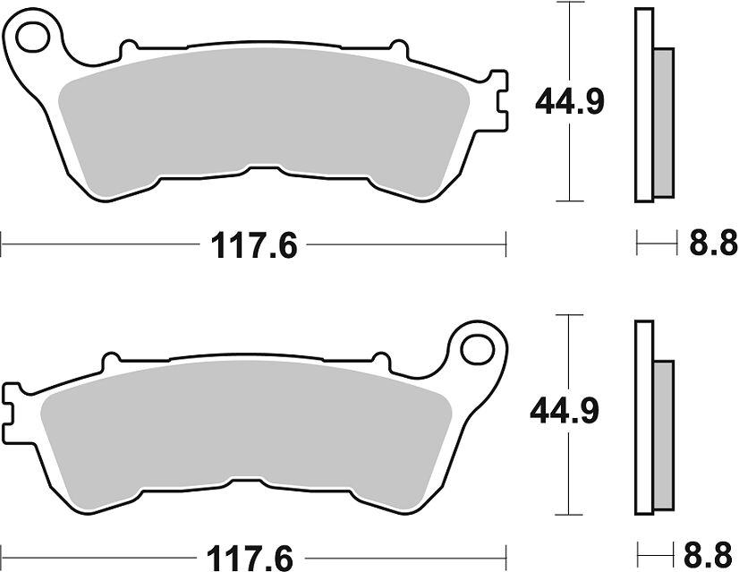 Sbs Brake Pad Car/Cer