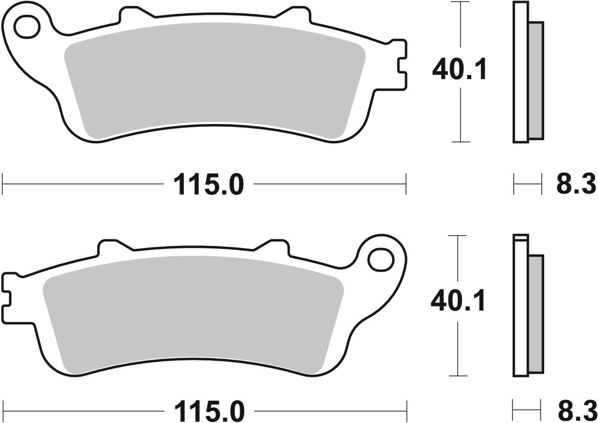 Sbs Brake Pad Car/Cer