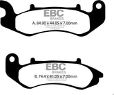 Ebc Brake Pad Fa Ser Organic