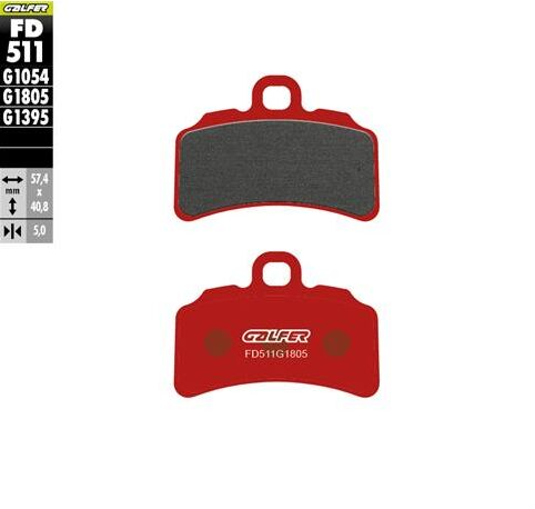 Galfer Brake Pad Trial Semi Metal Fr