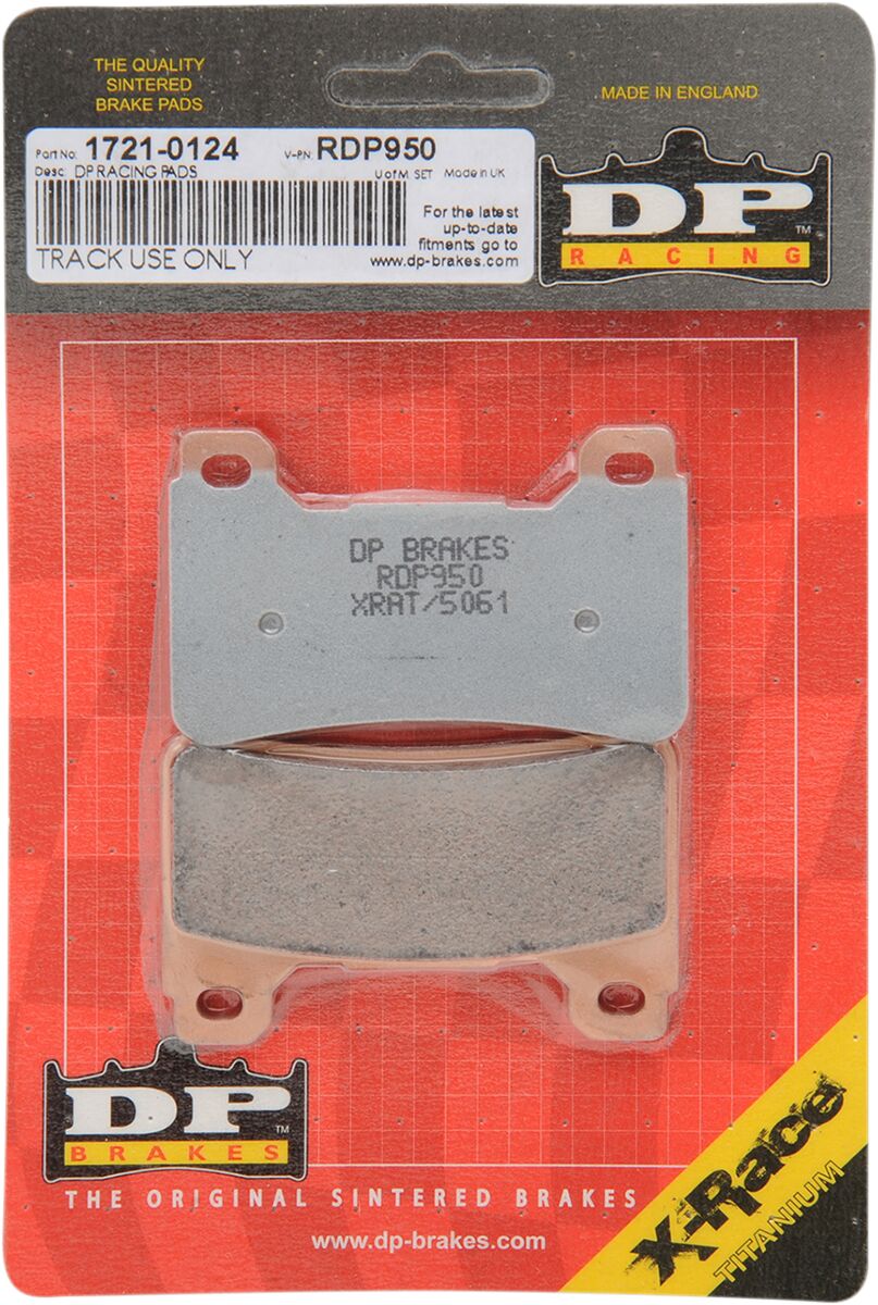 Dp Brakes Brake Pad Sintrd Rdp950 Hh