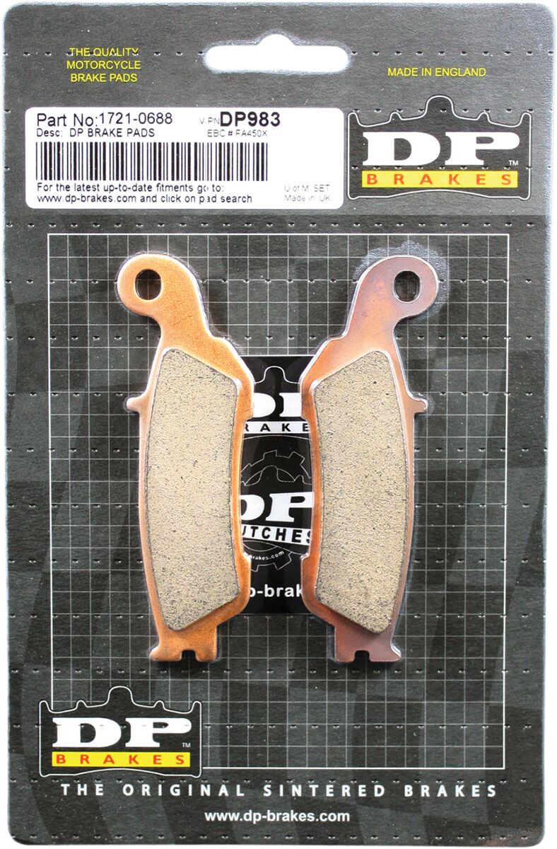 Dp Brakes Brake Pad Sintered Dp983