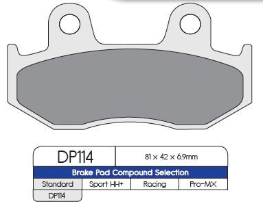 Dp Brakes Brake Pad Hon