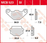 Trw Brake Pad Trw Mcb523 Si