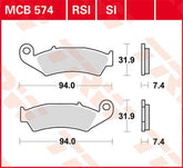Trw Brake Pad Trw Mcb574 Si