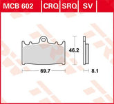 Trw Brake Pad Trw Mcb602 Sv